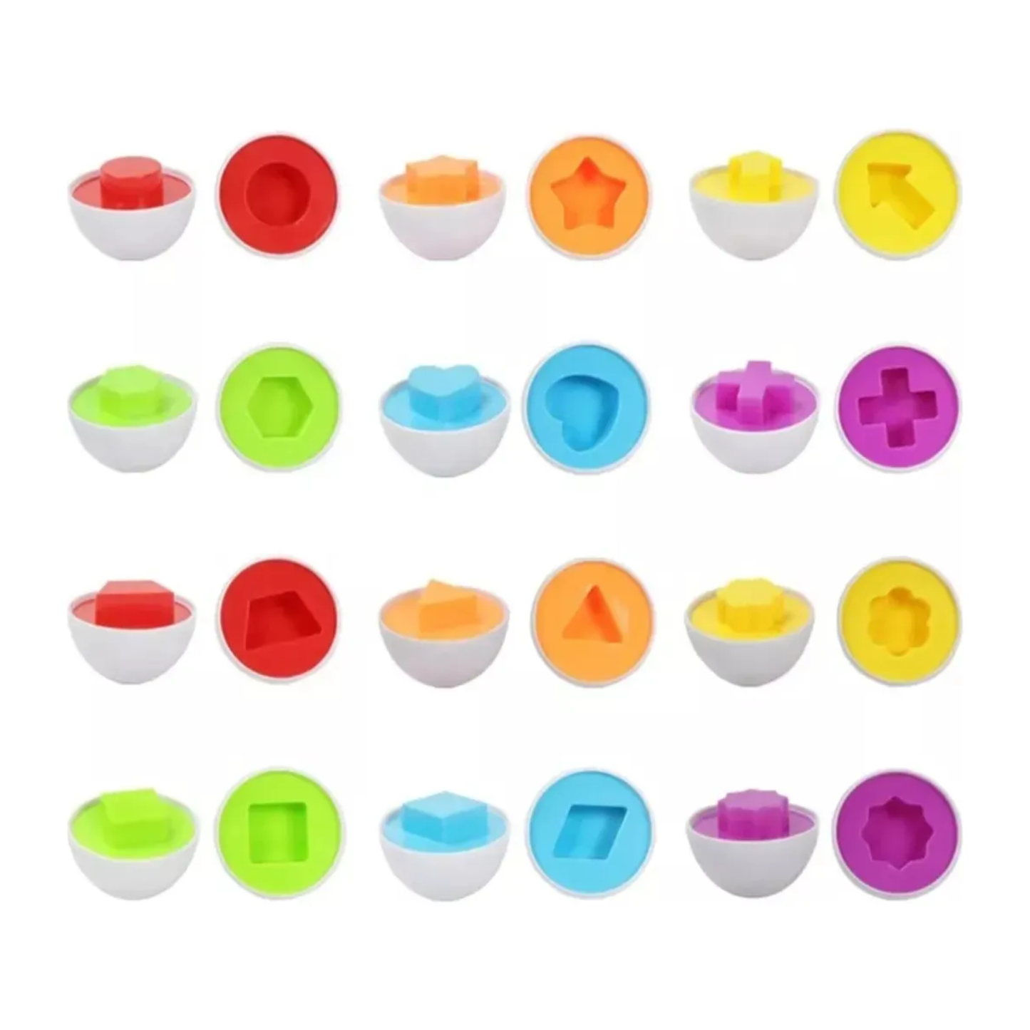 Huevos Montessori de Encaje | Formas y Colores