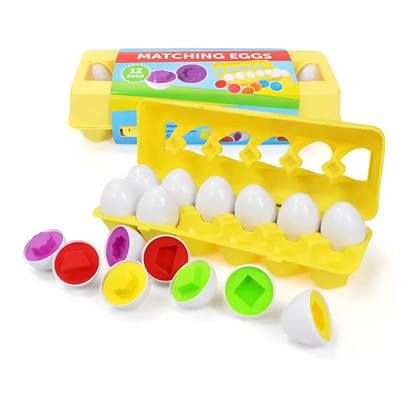 Huevos Montessori de Encaje | Formas y Colores