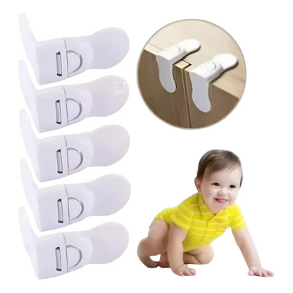 Pack 10 Seguros de Seguridad Infantil – Puertas, Cajones, Muebles y Refrigerador