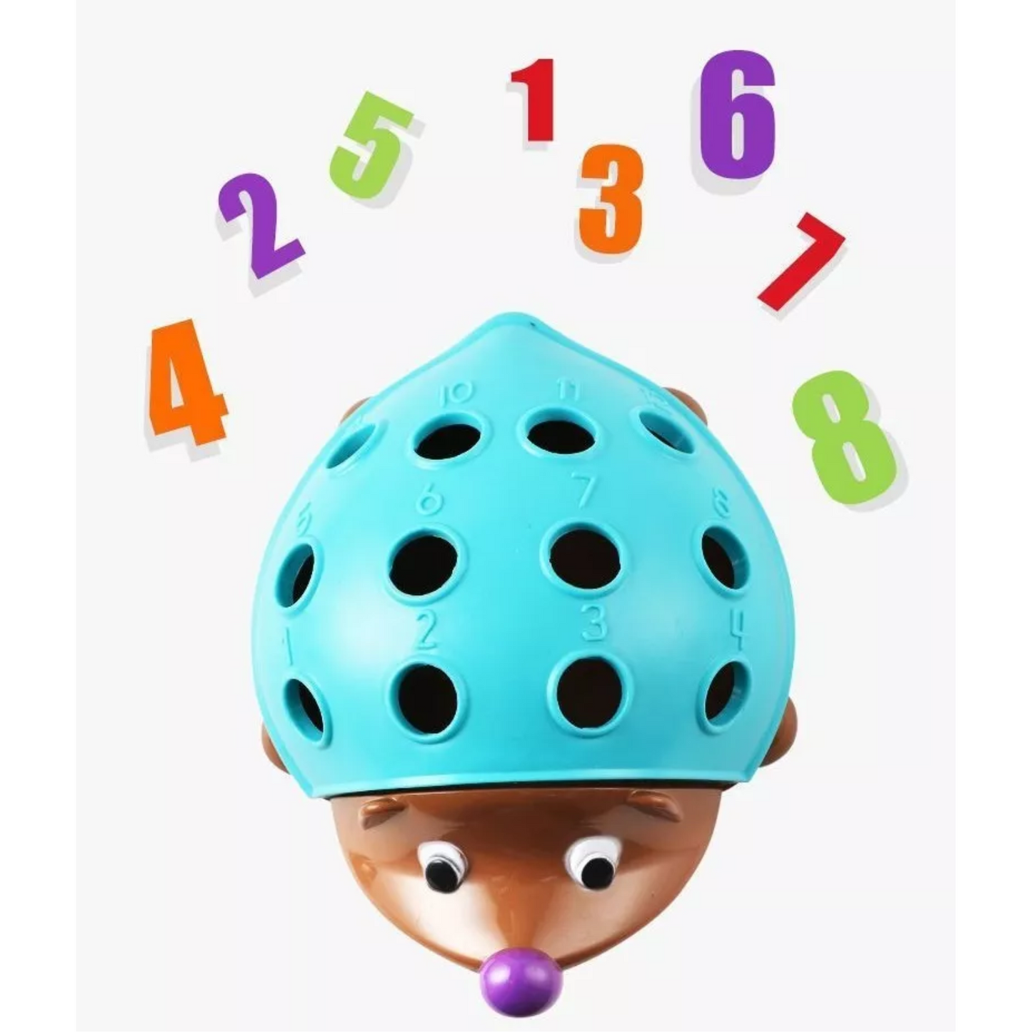 Erizo Montessori de Encaje – Motricidad Fina + 12 Pinchos de Colores | Sprike