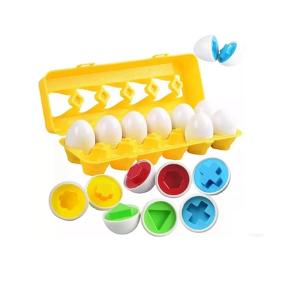 Huevos Montessori de Encaje | Formas y Colores