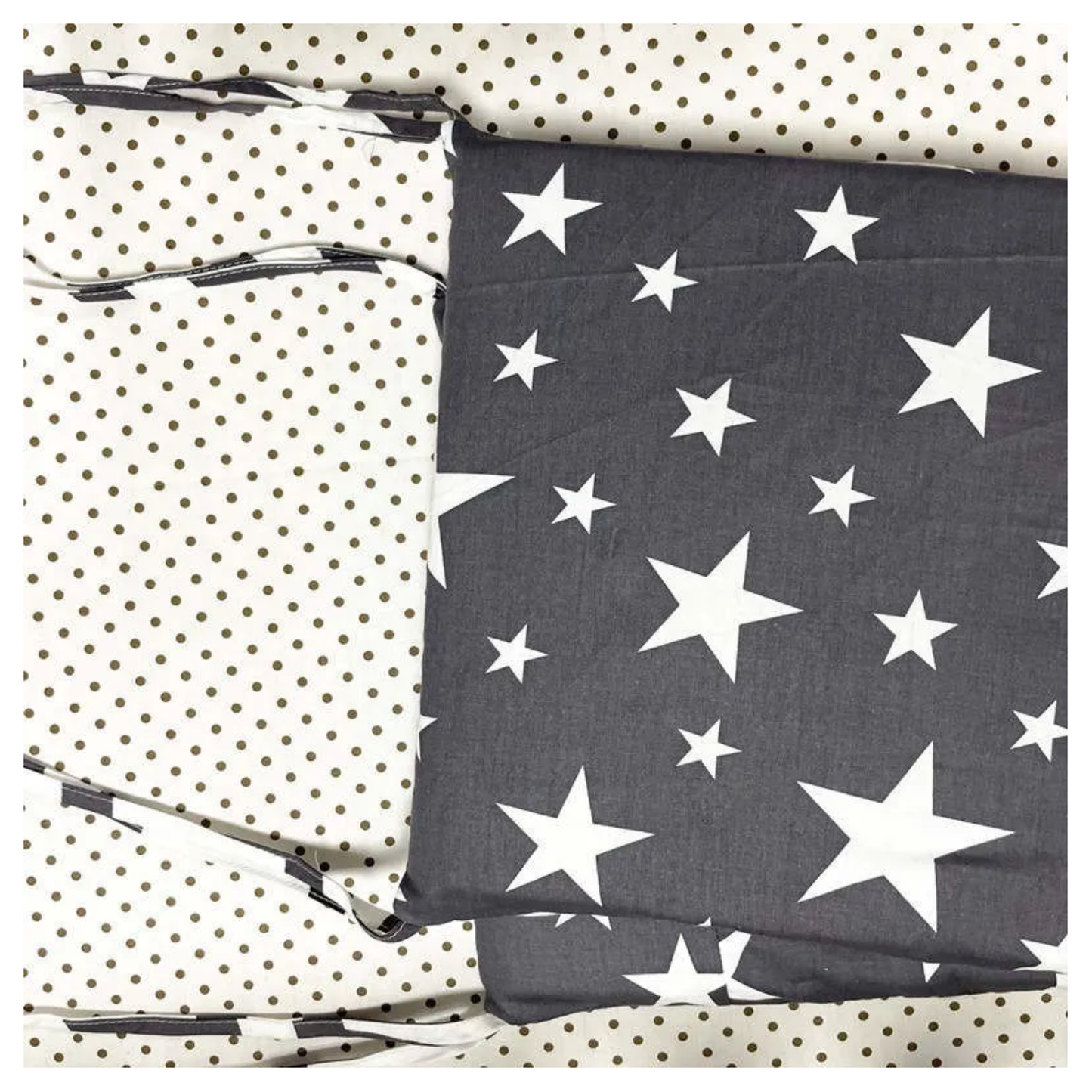 Protector de Cuna Algodón Acolchado – 200 x 30 cm